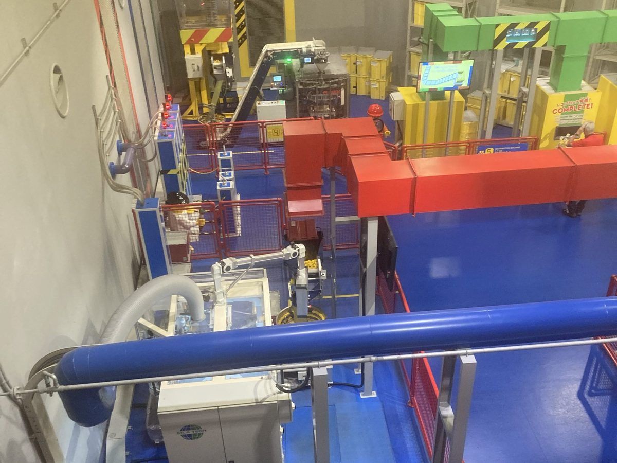 Inside the LEGO Factory, where red, yellow and blue machines move the bricks