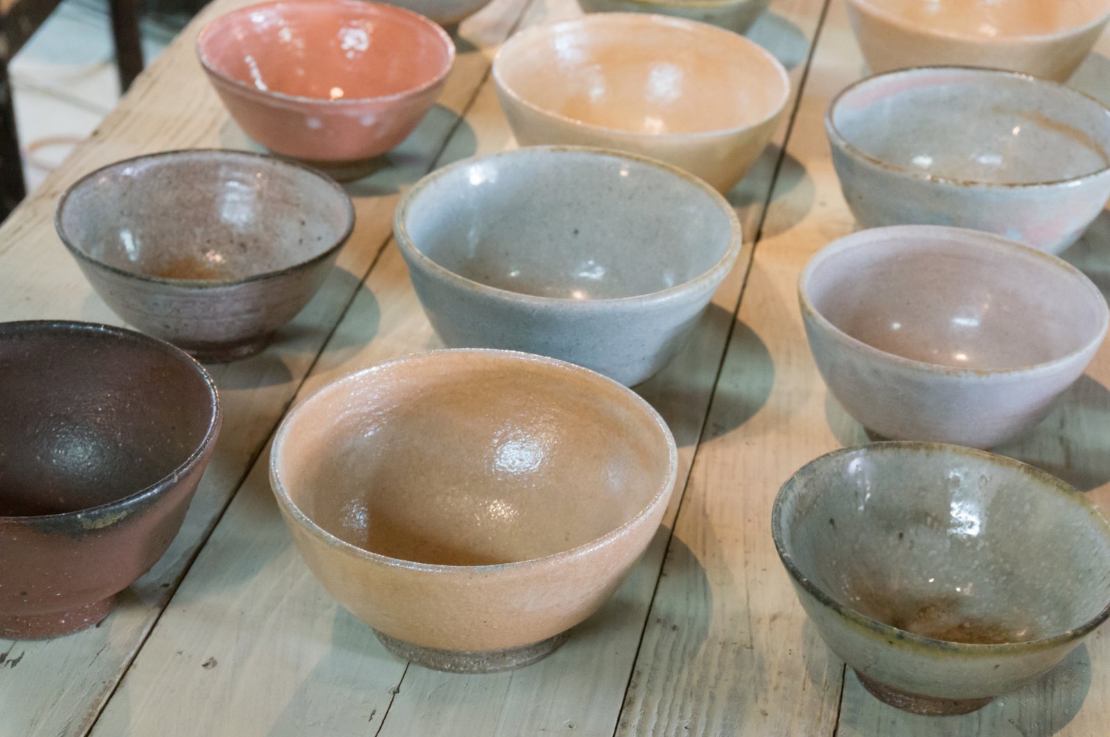 Tokoname ware — glazed bowls and cups fired from the region's iron-rich clay.